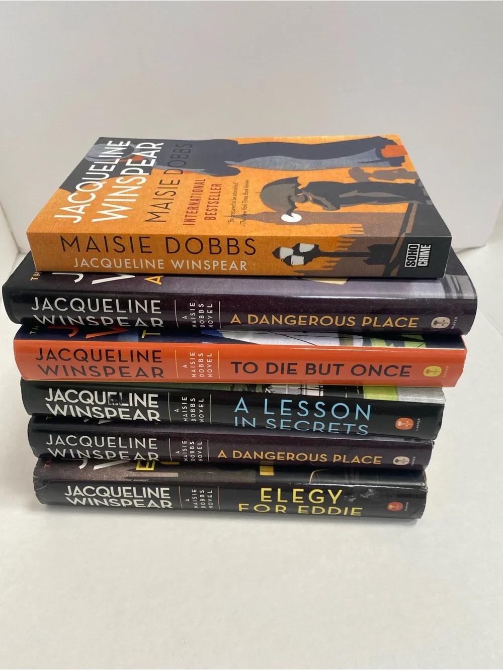 Lot of six Maisie Dobbs mysteries